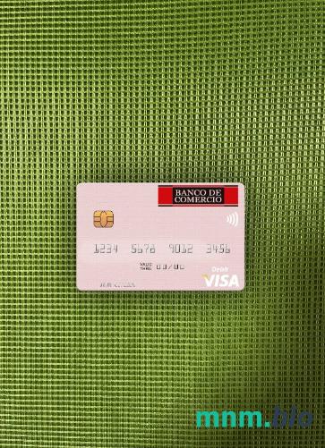 Peru Banco de Comercio visa obciążyć card wygląd fotograficzny skan PSD + zdjęcie